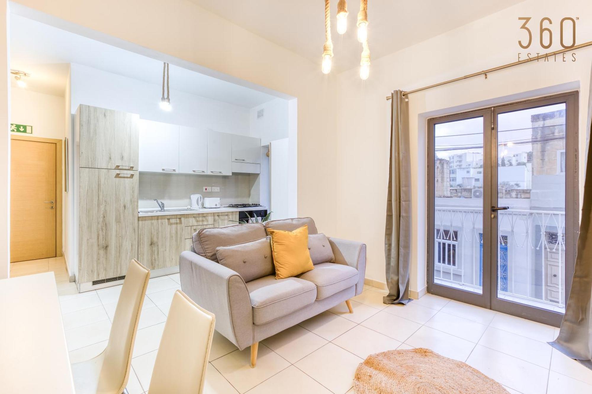 Apartment Modern 1br With Private Balcony In St Julians By 360 Estates